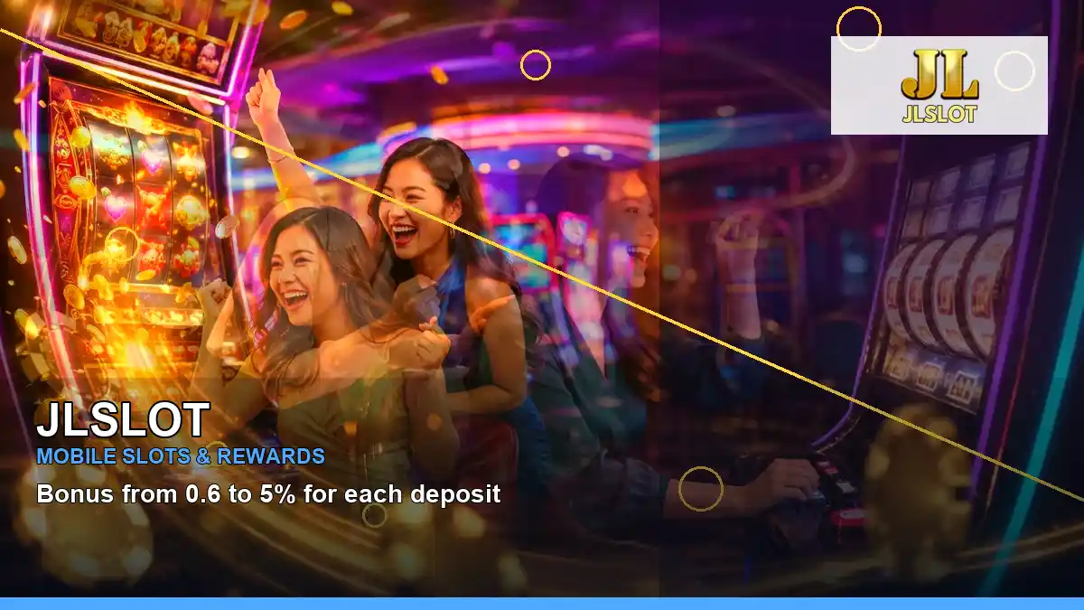 JLSLOT high-energy lucky reels online slot games in a right-diagonal layout for Philippine players