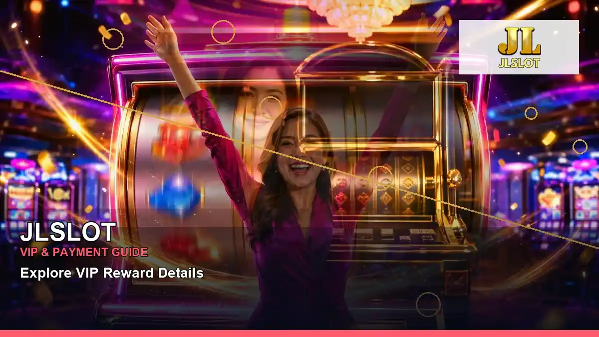JLSLOT centered lounge VIP casino rewards highlighting mobile-friendly casino play